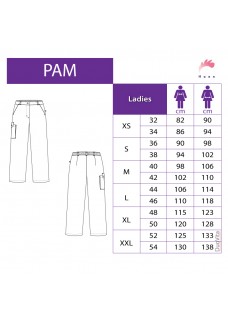 Haen Pantalon pur femmes Pam